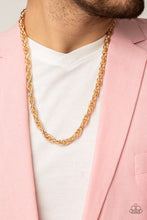 Load image into Gallery viewer, Extra Entrepreneur - Gold Chain Necklace - Men&#39;s Necklace - Paparazzi
