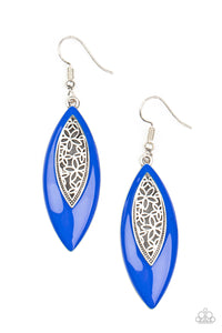 Paparazzi - Venetian Vanity - Blue Earrings