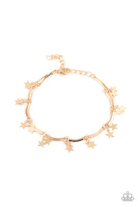 Party in the USA - Gold Bracelet Anklet - Paparazzi