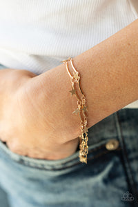 Party in the USA - Gold Bracelet Anklet - Paparazzi