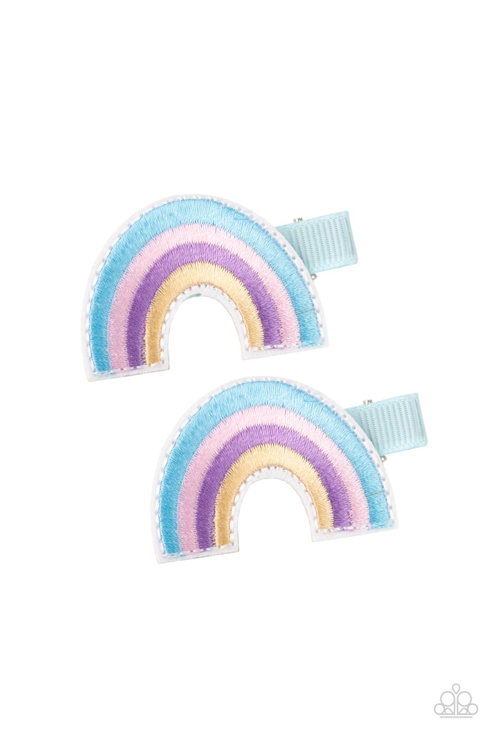 Paparazzi - Follow Your Rainbow - Blue Rainbow Hair Clip