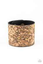 Load image into Gallery viewer, Paparazzi - Cork Congo - Cork and Brass Wrap Bracelet
