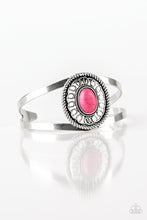 Load image into Gallery viewer, Deep In the Tumbleweeds Pink Cuff Bracelet
