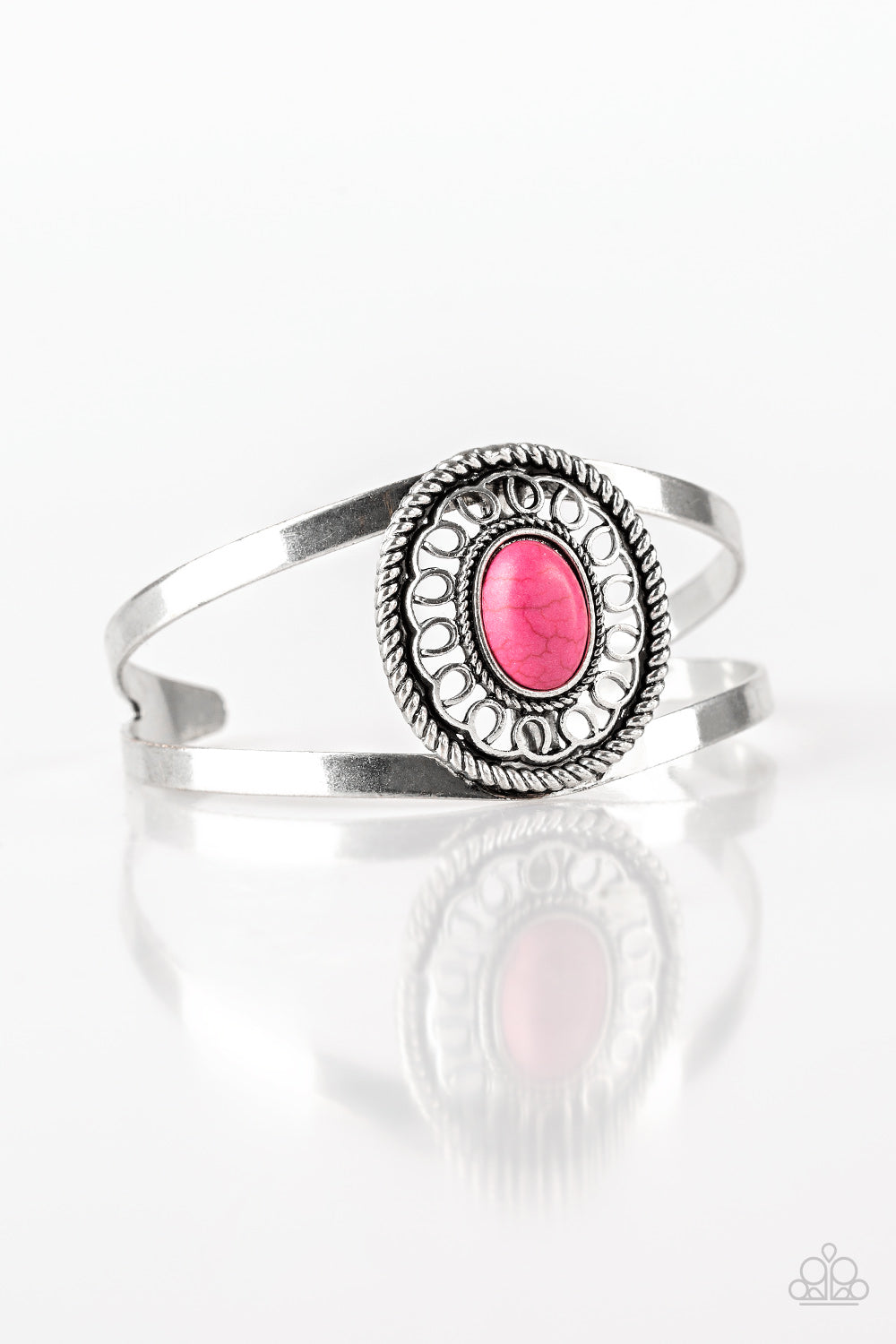 Deep In the Tumbleweeds Pink Cuff Bracelet