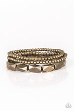 Load image into Gallery viewer, Paparazzi Metal Movement Brass Stretch Bracelet
