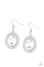Load image into Gallery viewer, Paparazzi Only Fame in Town White Rhinestone Earring
