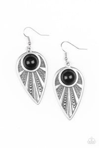 Take a Walkabout Black Earrings