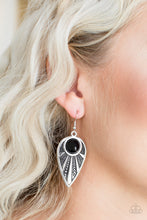 Load image into Gallery viewer, Take a Walkabout Black Earrings
