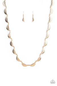 Lunar Jungle - Short Gold Necklace - Paparazzi