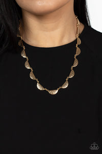 Lunar Jungle - Short Gold Necklace - Paparazzi