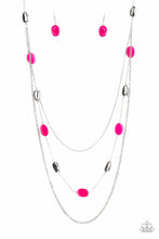 Load image into Gallery viewer, Barefoot and Beachbound - Long Pink Necklace - Paparazzi
