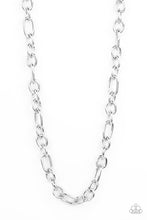 Load image into Gallery viewer, Ringside Throne - Silver Chain Necklace - Men&#39;s Necklace - Paparazzi
