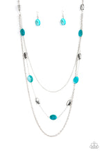 Load image into Gallery viewer, Barefoot and Beachbound - Long Blue Necklace - Paparazzi
