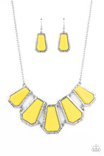 Load image into Gallery viewer, Stellar Heiress - Yellow Necklace - Paparazi
