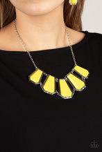 Load image into Gallery viewer, Stellar Heiress - Yellow Necklace - Paparazi
