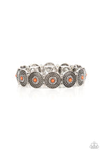 Load image into Gallery viewer, Granada Garden Party - Orange Stretch Bracelet - Paparazzi
