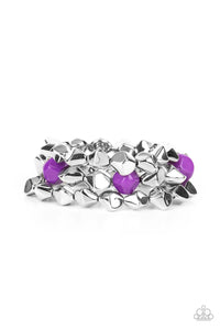 A Perfect TENACIOUS - Purple Stretch Bracelet - Paparazzi