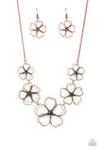 Load image into Gallery viewer, Time to GROW - Copper Floral Necklace - Paparazzi
