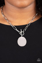 Load image into Gallery viewer, Paparazzi - Tag Out - Silver Necklace
