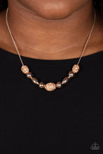 Load image into Gallery viewer, Paparazzi - Space Glam - Rose Gold Necklace
