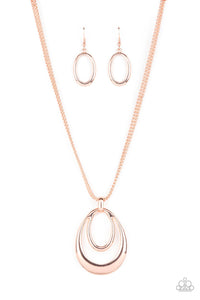 Paparazzi - Suburban Storm - Copper Necklace