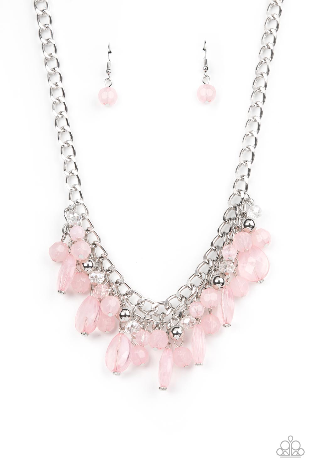 Beachside Dance - Pink Necklace - Paparazzi