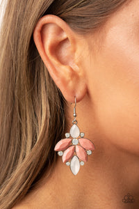 Fantasy Flair - Pink Rhinestone Earrings - Paparazzi