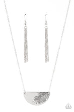 Load image into Gallery viewer, Cool, PALM, and Collected - Silver Chocker Necklace - Paparazzi
