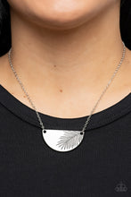 Load image into Gallery viewer, Cool, PALM, and Collected - Silver Chocker Necklace - Paparazzi
