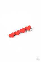 Load image into Gallery viewer, Paparazzi - Sending You Love - Red Heart Hair Clip
