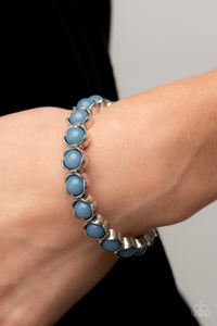 Lets be Buds - Blue Stretch Bracelet - Paparazzi