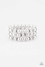 Load image into Gallery viewer, Undeniably Dapper Silver Pearl Bracelet
