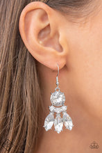 Load image into Gallery viewer, To Have and to SPARKLE - White Earrings - Fiercely 5th Avenue - Fashion Fix - May 2022
