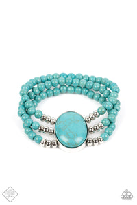 Stone Pools - Blue Turquoise Bracelet - Fashion Fix - Simply Santa Fe - May 2022