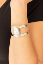 Load image into Gallery viewer, Paparazzi - Quarry Queen - White Stone Cuff Bracelet
