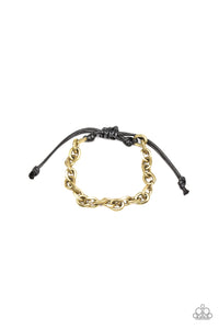 Paparazzi Rumble Brass Chain Urban Bracelet