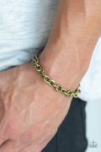 Load image into Gallery viewer, Paparazzi Rumble Brass Chain Urban Bracelet
