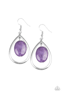 Seasonal Simplicity Purple Earrings