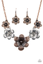 Load image into Gallery viewer, Paparazzi Secret Garden Multicolor Flower Necklace
