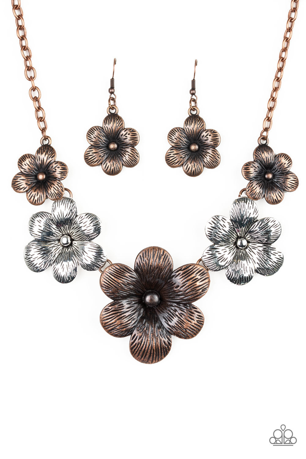 Paparazzi Secret Garden Multicolor Flower Necklace