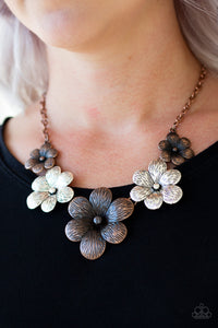 Paparazzi Secret Garden Multicolor Flower Necklace