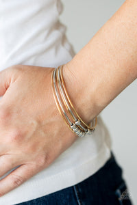 Paparazzi - Stack Challenge - Multicolor Bangle Bracelet