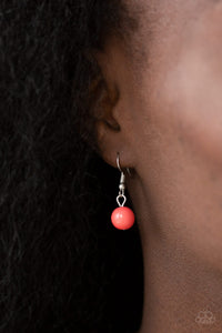 Paparazzi - Seaside Soiree - Orange Necklace