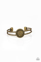 Load image into Gallery viewer, Paparazzi - Definitely Dazzling - Brass Cuff Bracelet
