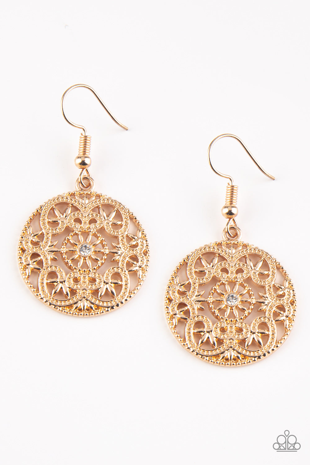 Paparazzi Rochester Royals Gold Earrings