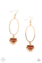Load image into Gallery viewer, Paparazzi SOL Purpose Gold Earrings Fashion Fix
