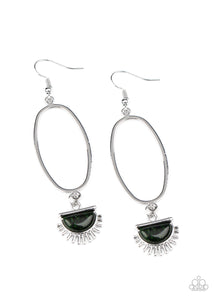 Paparazzi SOL Purpose Green and Sold Earrings