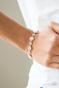Paparazzi Starstruck Sparkle Gold Bracelet