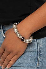 Load image into Gallery viewer, Paparazzi Take Your Best Shot Purple and Silver Bracelet
