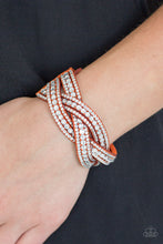 Load image into Gallery viewer, Paparazzi - Bring On the Bling - Orange Wrap Bracelet
